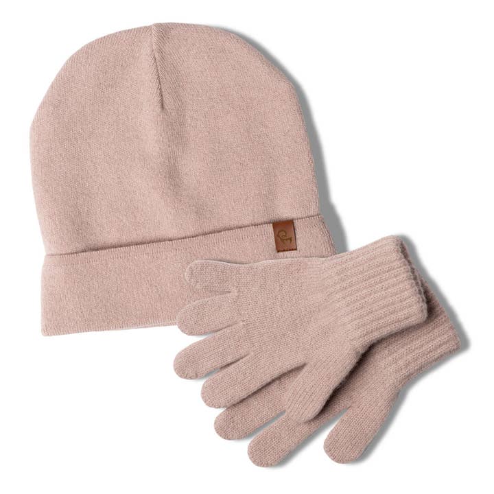 menique - Wholesale Winter Accessory Set - Kids - Kids Knitted Beanie & Gloves 2-Piece Set