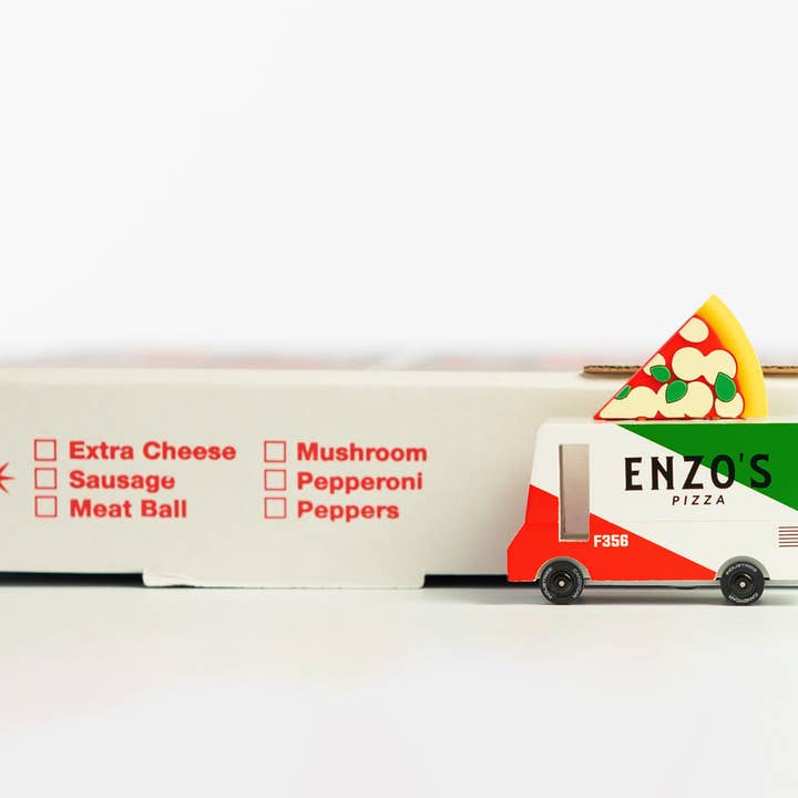 Candylab Toys - Wholesale Toy Car/Truck - Kids - Pizza Van