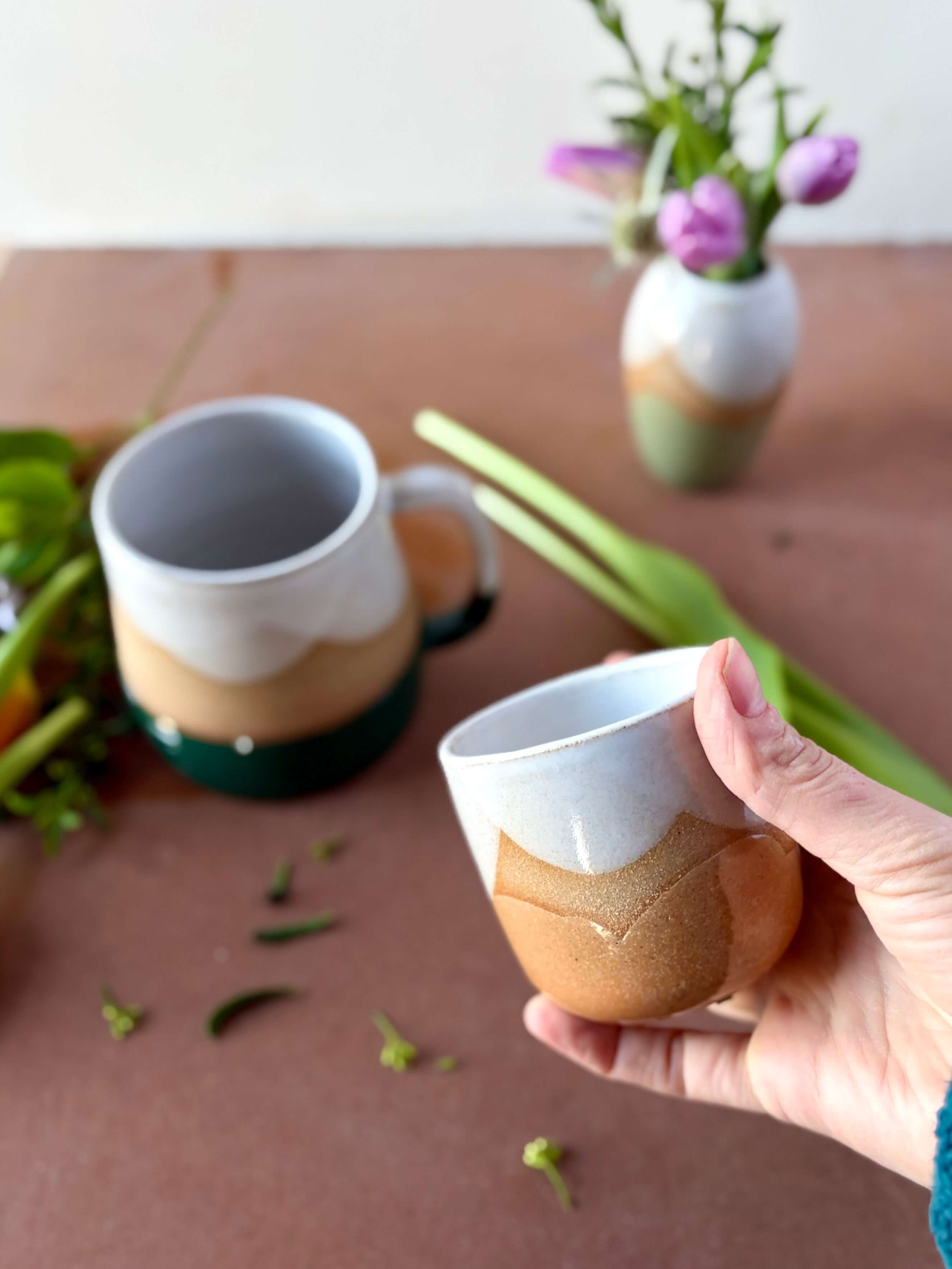 ROB Ceramics - Wholesale Coffee Mug - Horizon Cup (Spring Palette) - Handmade Ceramic7