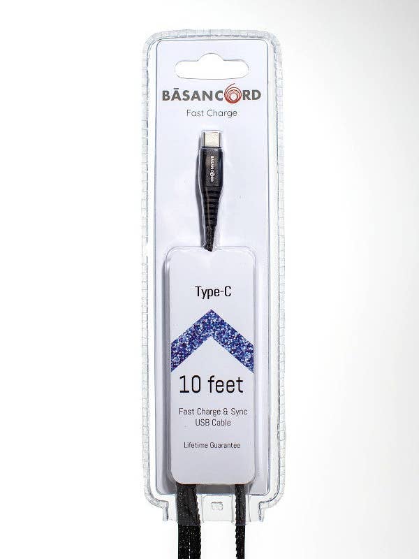 10-fot BĀSAN Cord Glitter mobiltelefon sladd för wholesale av BASAN Cord