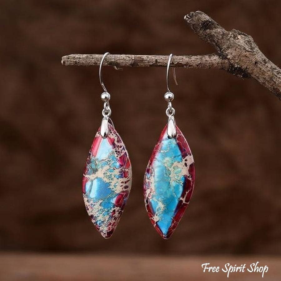 Free Spirit Shop - Wholesale Dangle Earrings - Imperial Jasper Earrings