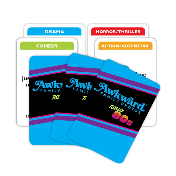 All Things Equal - A Miami Beach Game Company Since 1997 - Wholesale Card Game - The NEW "Awkward Family Photos Totally 80s!" card game