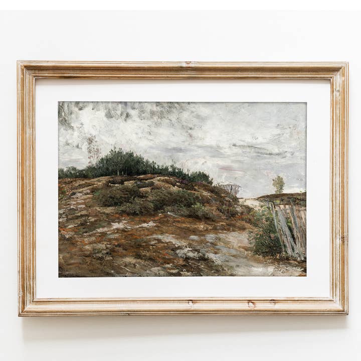 Hyggely - Vente Affiche d'art - Peinture à l'huile ancienne | Impression d'art de paysage vintage L1003