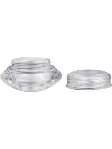 Clear Plastic Cream Jar Bottle - 3ml for wholesale on Faire1
