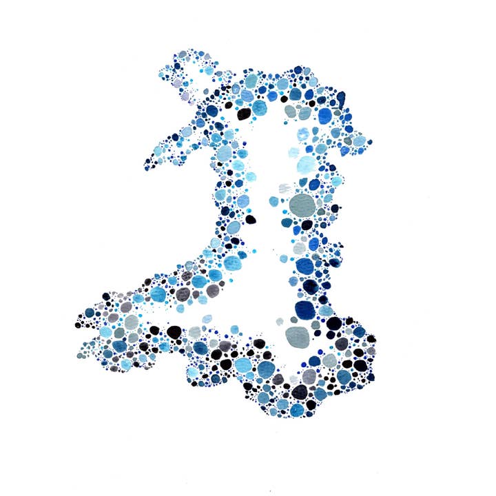 Dots Allowed – wholesale Everyday greeting card – Home is Where The Heart is - Wales3