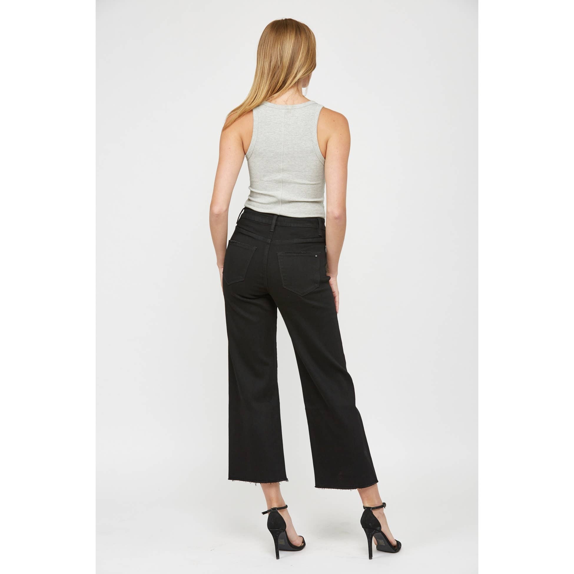 BLACK BEAUTY WIDE LEG CROP for wholesale on Faire4