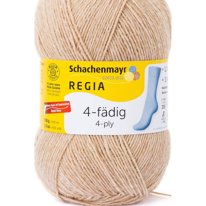 REGIA Uni 4-ply Sock Wool 10 x 100 g for wholesale by MEZ Crafts Germany