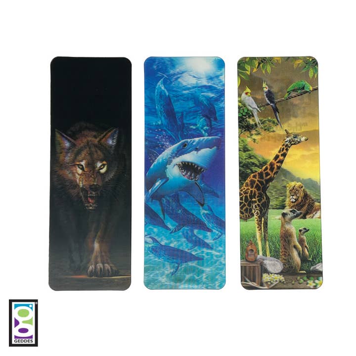 Geddes - Wholesale Bookmark - 3D LENTICULAR BOOKMARK 50/BG