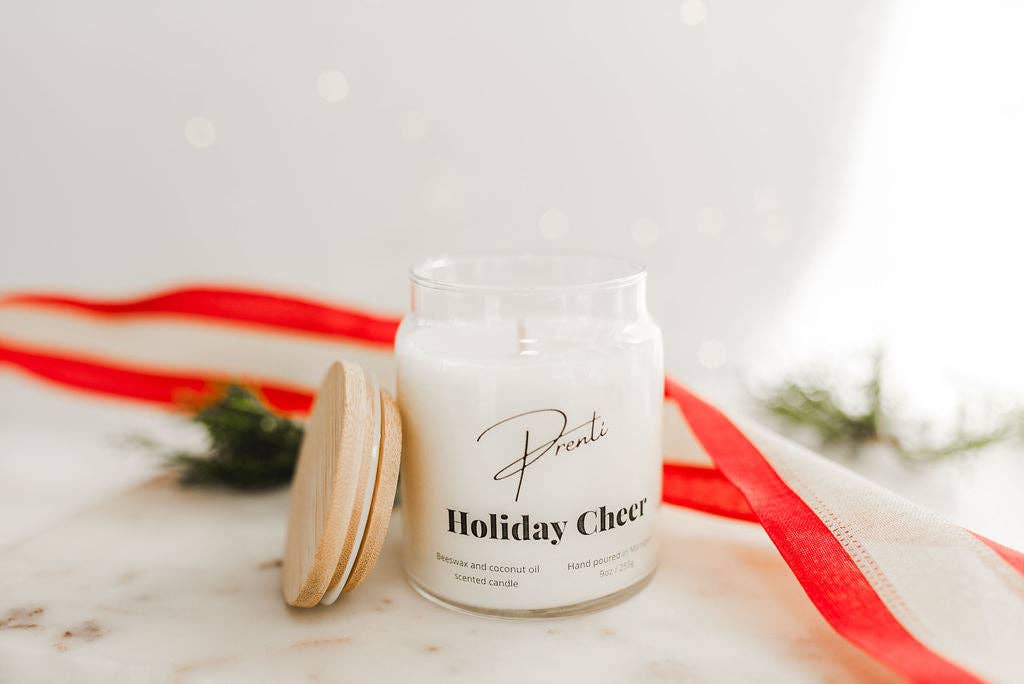 Prenti - Luxury, Non-Toxic Home Fragrance - Wholesale Jar/Filled Candle - Holiday Cheer3