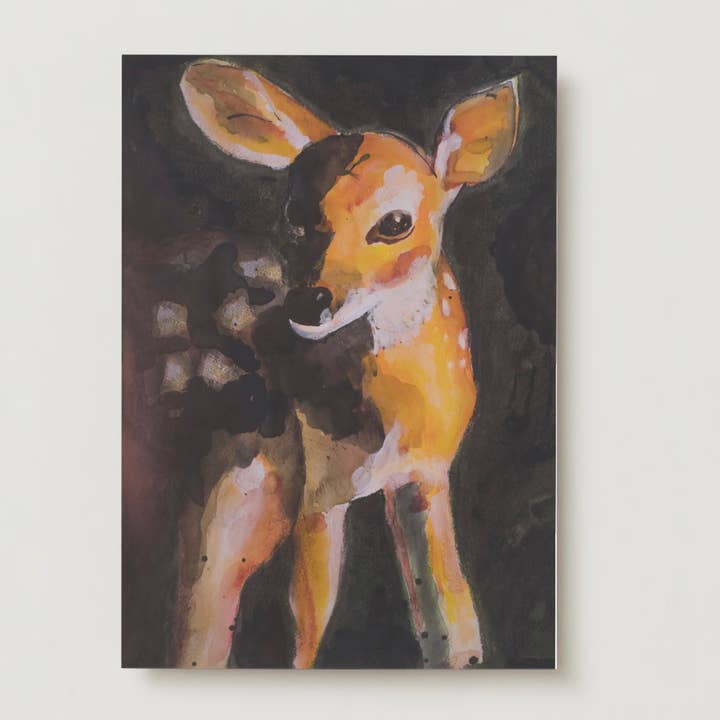 Deer animals Greeting Card for wholesale by Studio Angelart