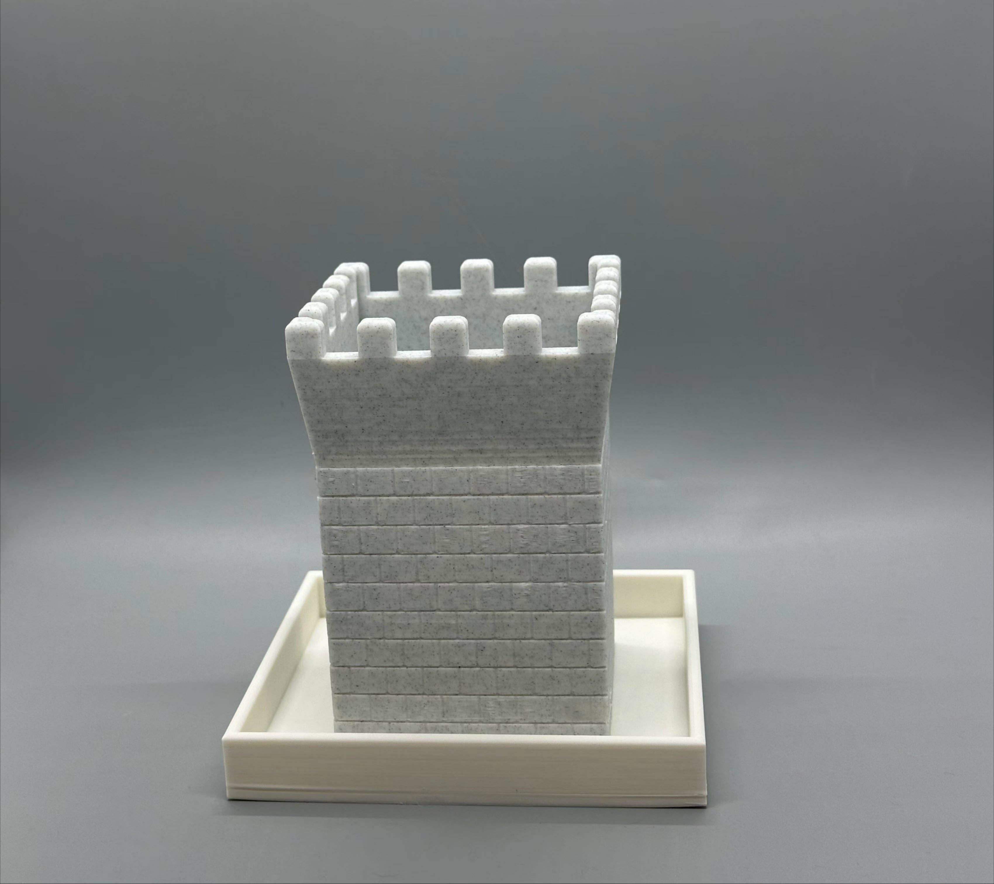 3DHotShop - Wholesale Plant pot - Castle Planter3