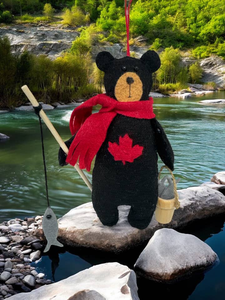 Felt BLACK BEAR Sewing Kits for wholesale by Genius Premium Craft