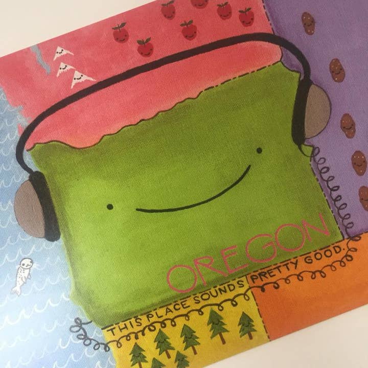 Oregon Sounds Good Carte postale pour la vente par bishopart