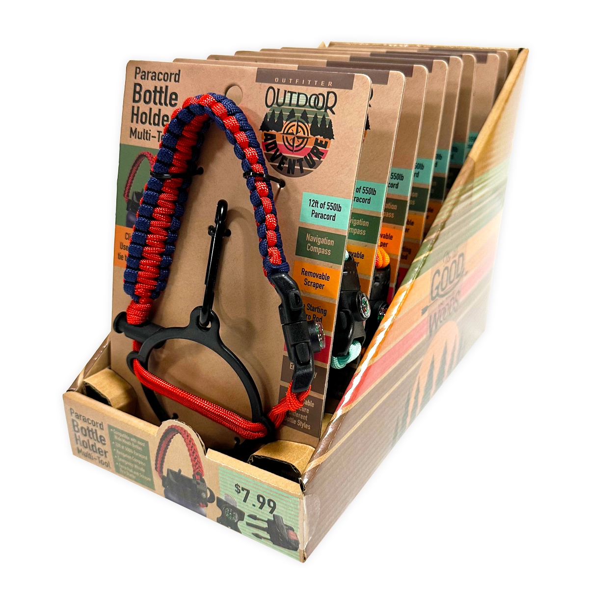 Novelty Brands - Wholesale Retailer Display - Accessories - Outdoor Adventures Accessories Assortment 56PC Floor Display9