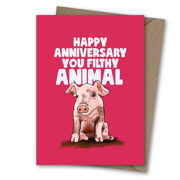 Cartão de aniversário do seu animal imundo A6 por atacado de Sassy Sarah