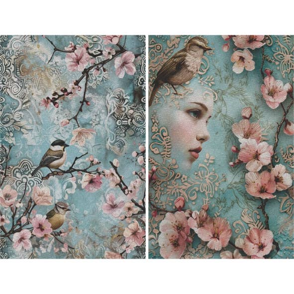 Craft Kreatively - Wholesale Craft Supplies - Japanese Sakura Decoupage Rice Paper - A4 - 6pc – for Craft6