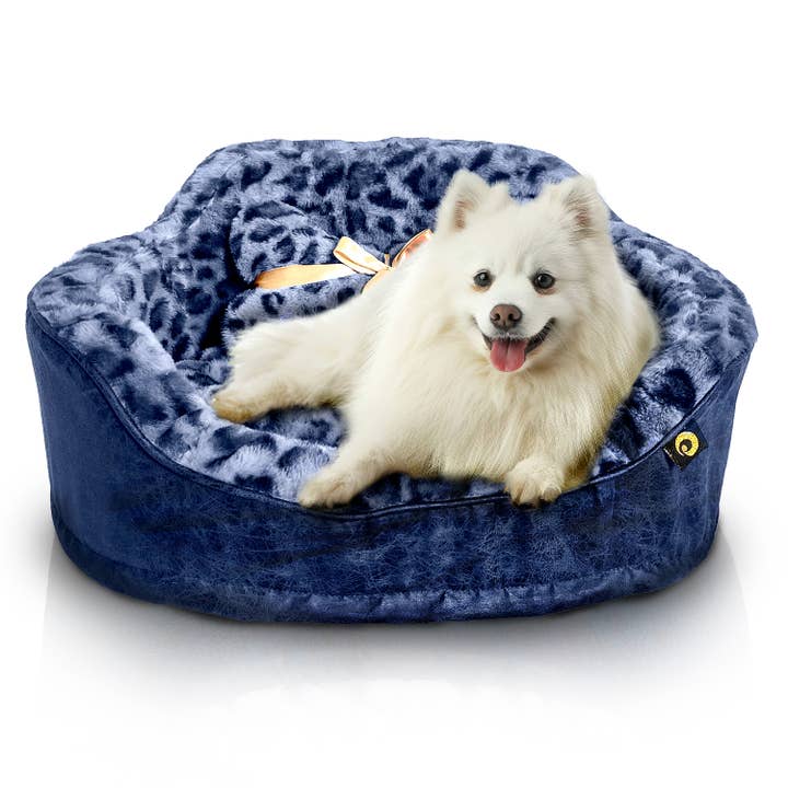 Precious Tails - Wholesale Pet Bed - Cat/Dog - Precious Tails Leopard Princess Bed