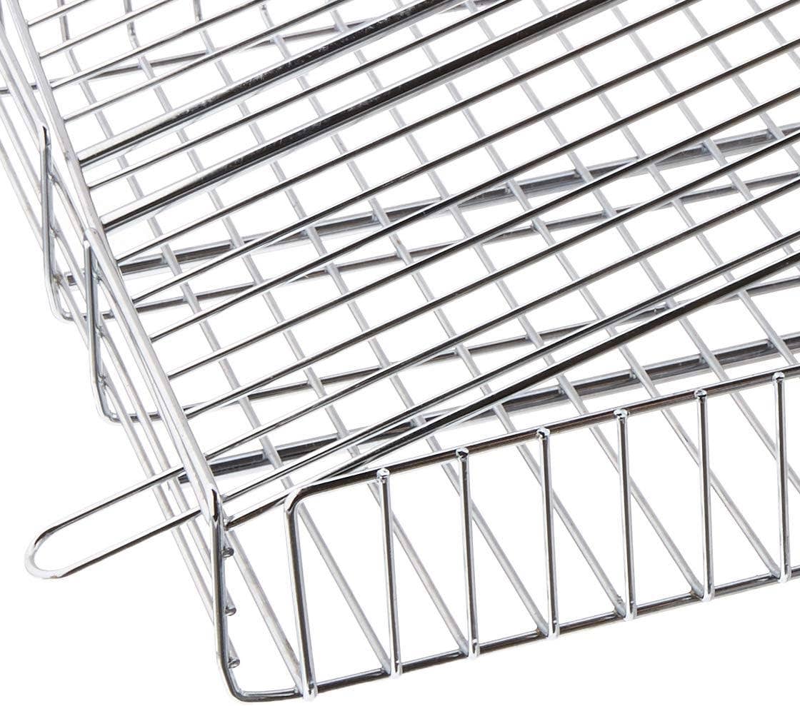 Fox Run Brands – wholesale Outdoor grill tools – Outset Chrome Grill Basket with Rosewood Handle, 25" Long4