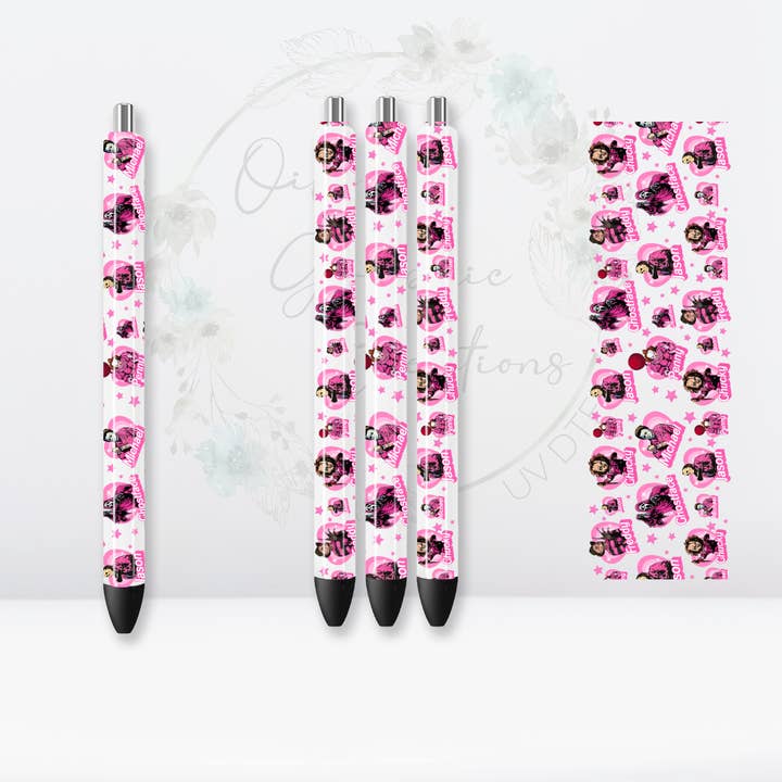 Sticker UV DTF Horror with Hearts pour la vente par Oily Graphic Creations