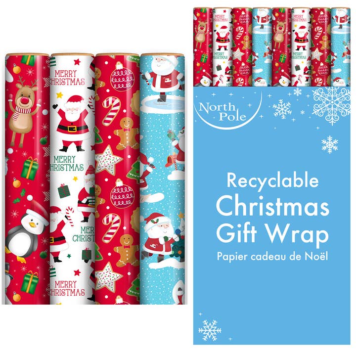 7m Cute Xmas Gift Wrap for wholesale by Joe Davies