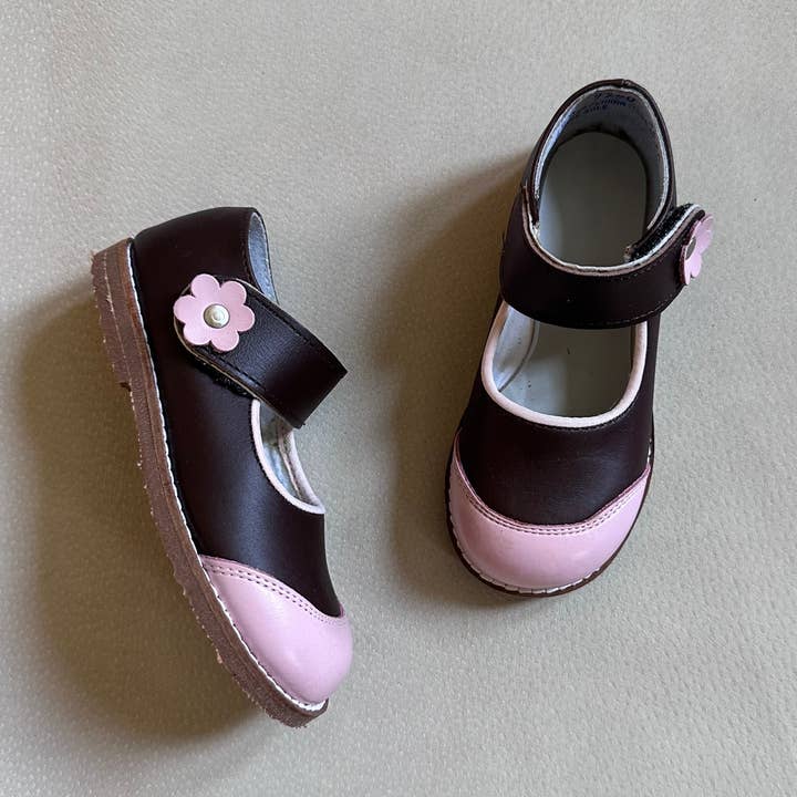 Roze/bruine klittenbandsluiting voor wholesale door Kepner Scott