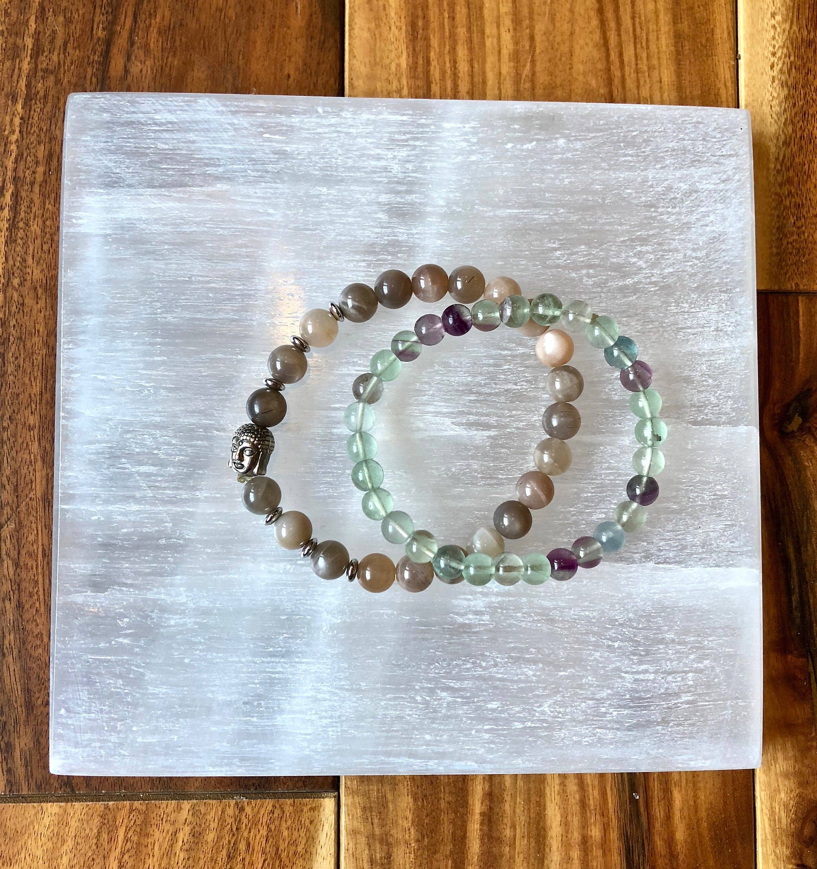 New Moon Beginnings - Wholesale Crystal Charging Plate - Square Selenite Charging Plate (~5.5") Crystal Charging Slab1