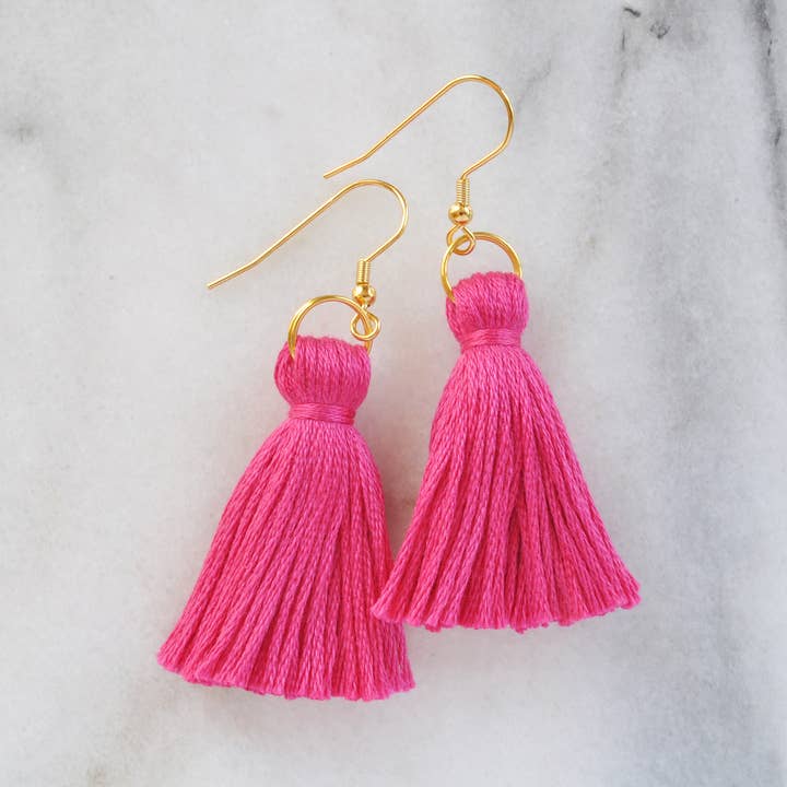 Libby & Smee - Wholesale Tassel earrings - Classic Tassel Earrings - Mini or Long14