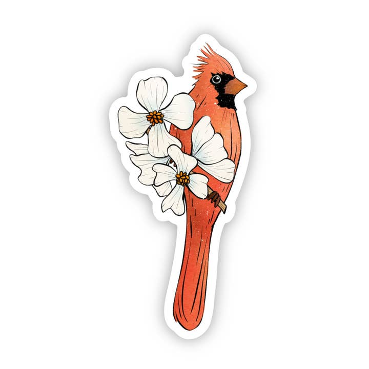 Big Moods - Wholesale Sticker - Virginia State Bird And Flower Sticker0