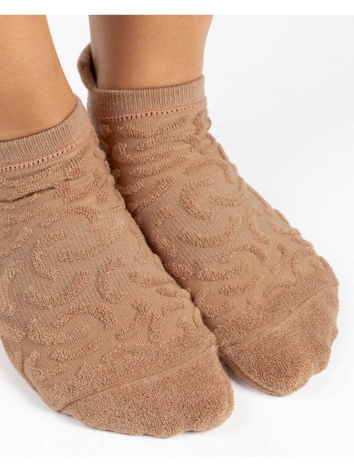 Pointe Studio - Wholesale Socks - Women's - Women's Macaroni Full Foot Grip Sock– No Slip Cotton Blend for Pilates & Barre2