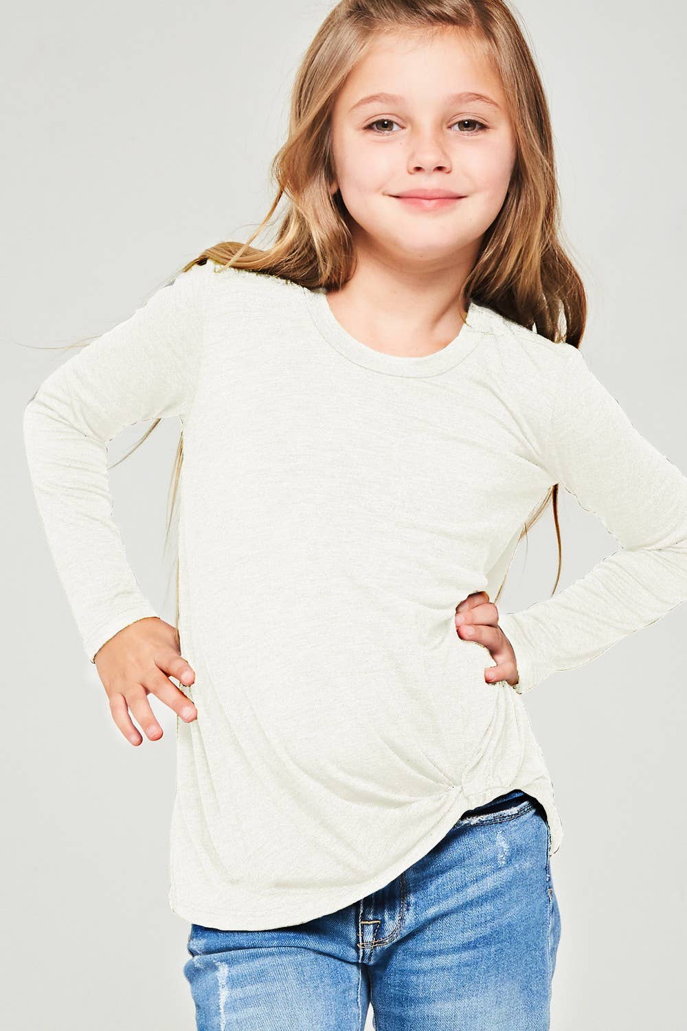 Good Girl - Vente T-shirt – enfant - T-shirt à manches longues à nœud torsadé17