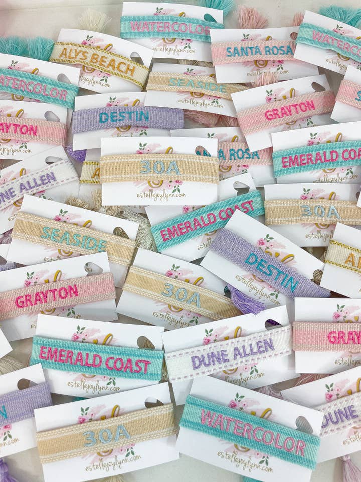 30A Tassel Friendship Beach Bracelet / Beach Jewelry for wholesale by EstelleJoyLynn, LLC