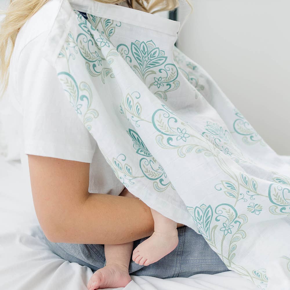 Bebe au Lait - Wholesale Nursing Cover - Maternity - Isla Premium Muslin Nursing Cover3