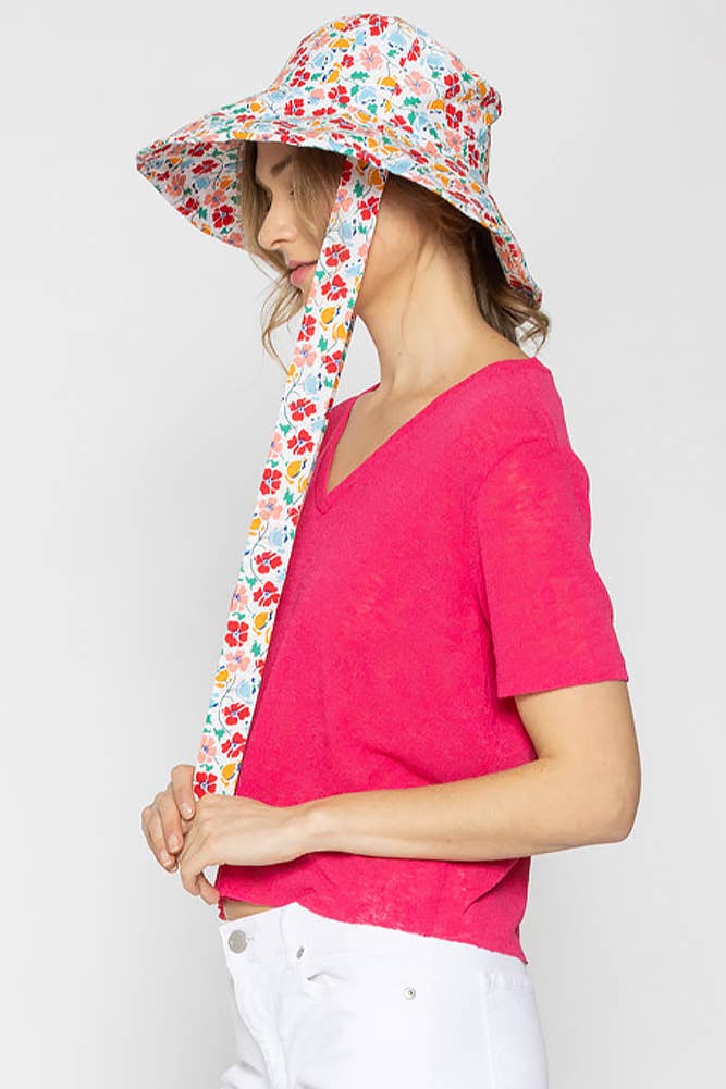 Hana - Venta al por mayor Gorro estilo pescador - Mujer - Sombrero de pescador con lazo para barbilla3