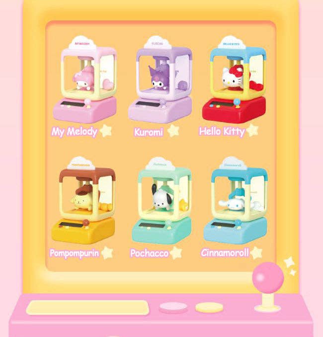 K-Wonderland - Venta al por mayor Figura de juguete - Niños - Figuras Sanrio Mini Máquina de Garra – Serie con Luz y Giro14