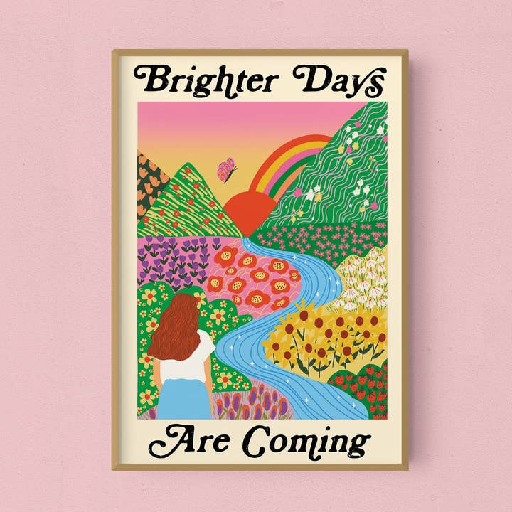 Brighter Days | Stampa artistica per la vendita all'ingrosso da parte di Emmy Lupin Studio
