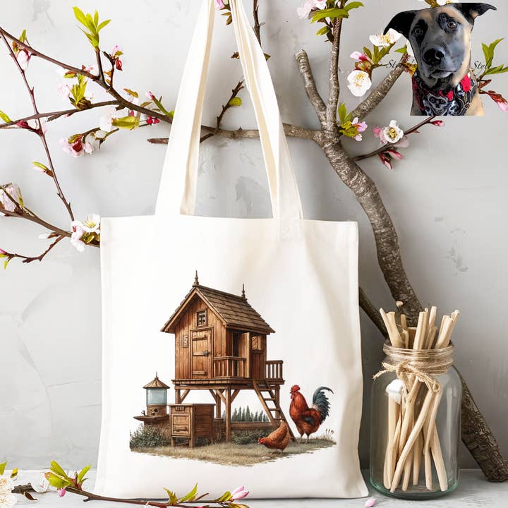 Sacs fourre-tout Poule et Coq - 28 modèles pour la vente par Storms Style