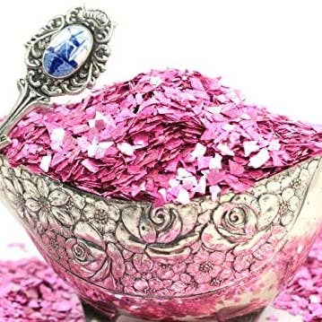 Pastel Rose German Glass Glitter - Real Super Shard Glitter for wholesale on Faire3