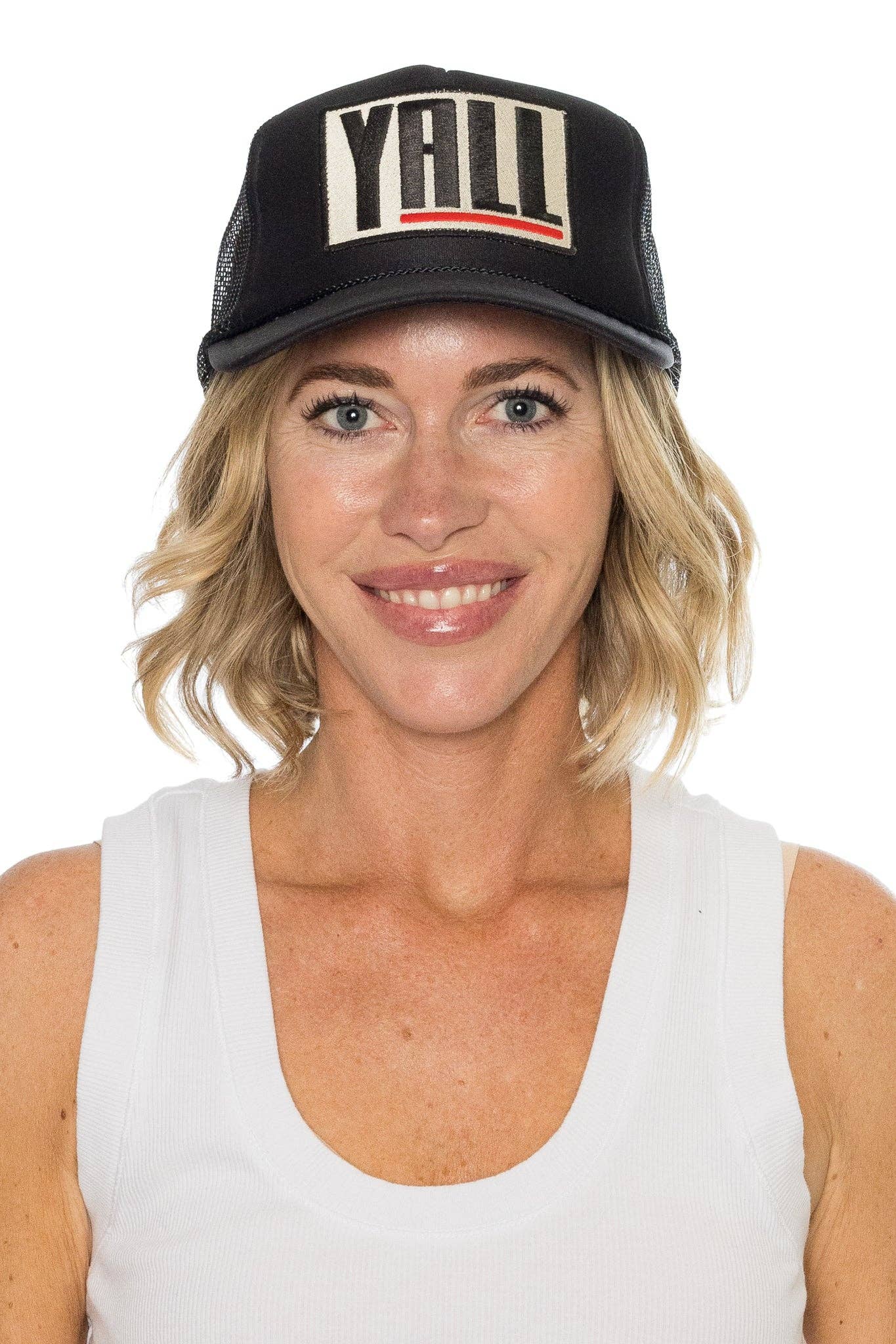 Yall Trucker Hat in Black for wholesale on Faire2