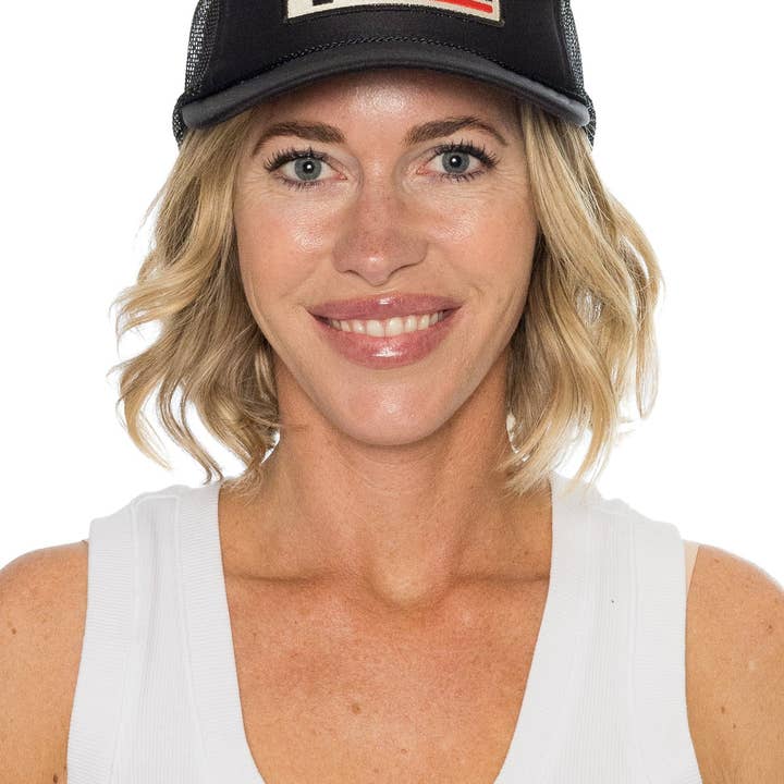 Yall Trucker Hat in Black for wholesale on Faire2