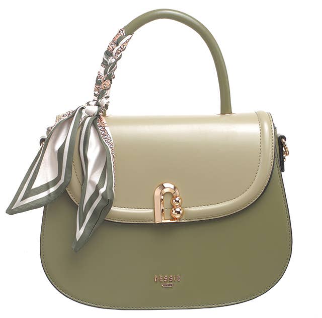 Bessie London - Vendita all'ingrosso Borsa con manico - Donna - BORSA A TRACOLLA CON PATTA E MANICO SUPERIORE URBAN SCARF2