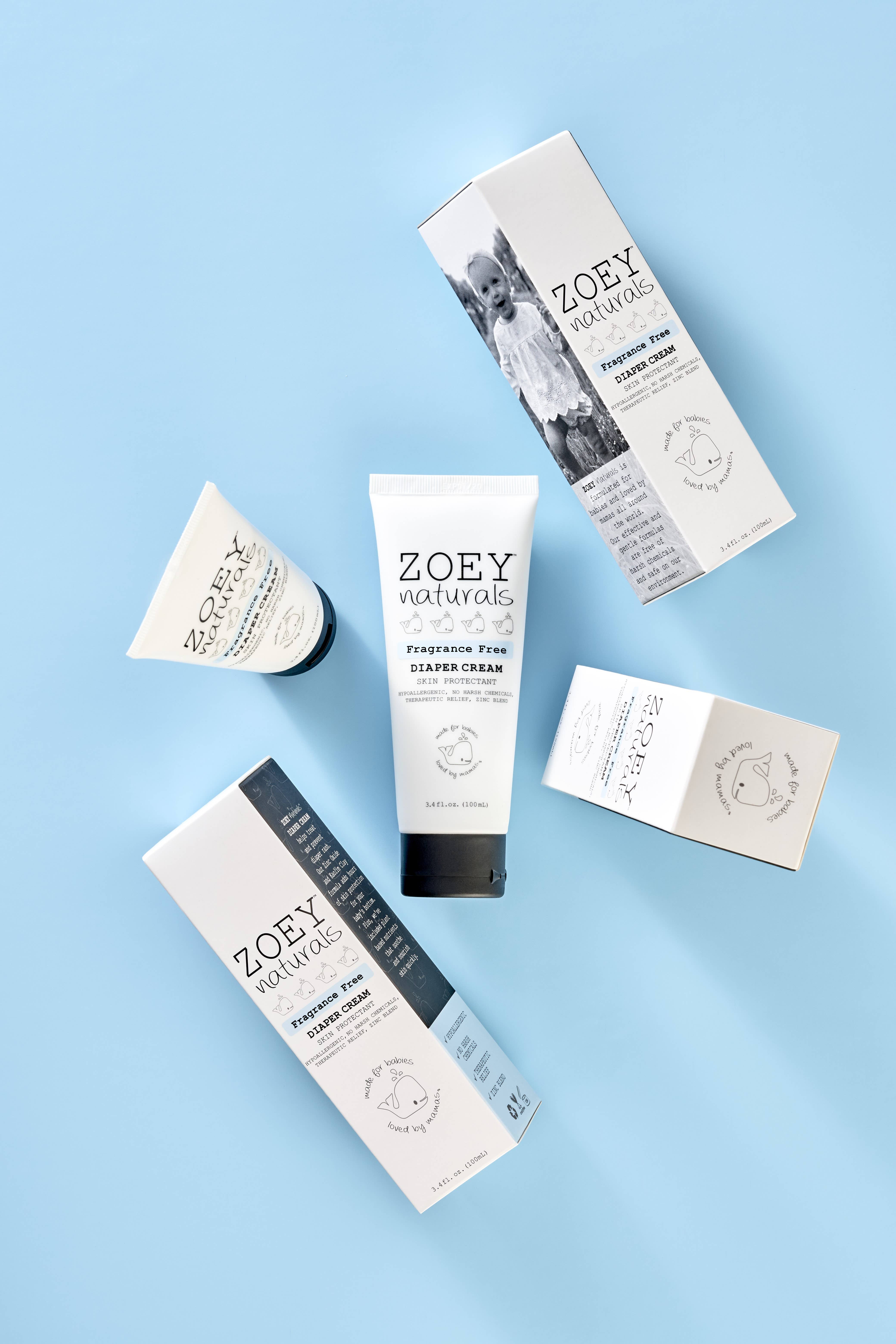 Zoey Naturals - Wholesale Diaper Cream - Fragrance Free Diaper Cream - 3.4oz12