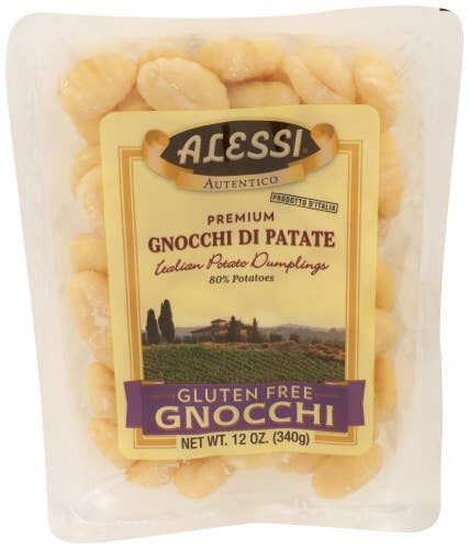 KeHE Distributors, LLC - Wholesale Pasta - Alessi Gluten Free Gnocchi, Italian Potato Dumplings, 12oz