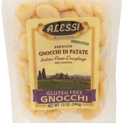 KeHE Distributors, LLC - Wholesale Pasta - Alessi Gluten Free Gnocchi, Italian Potato Dumplings, 12oz0