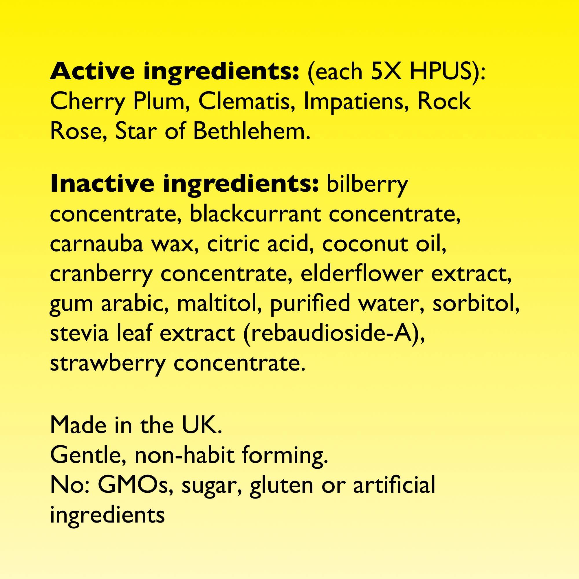 RESCUE & Bach Original Flower Remedies - Wholesale Oral Supplement/Vitamin - RESCUE Bach PASTILLES, Mixed Berry Flavor, Stress Relief 8