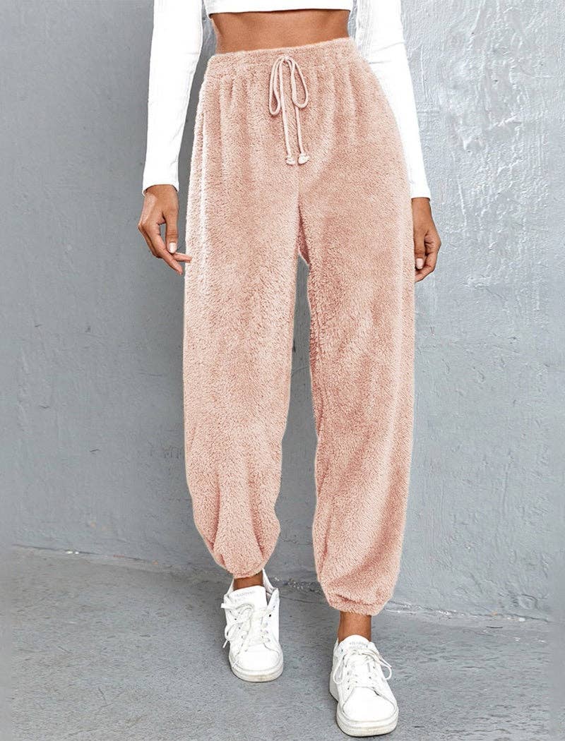 safistyle - Wholesale Lounge Sweatpants/Joggers - Women's - Loose Fit Fuzzy Lounge Pants4