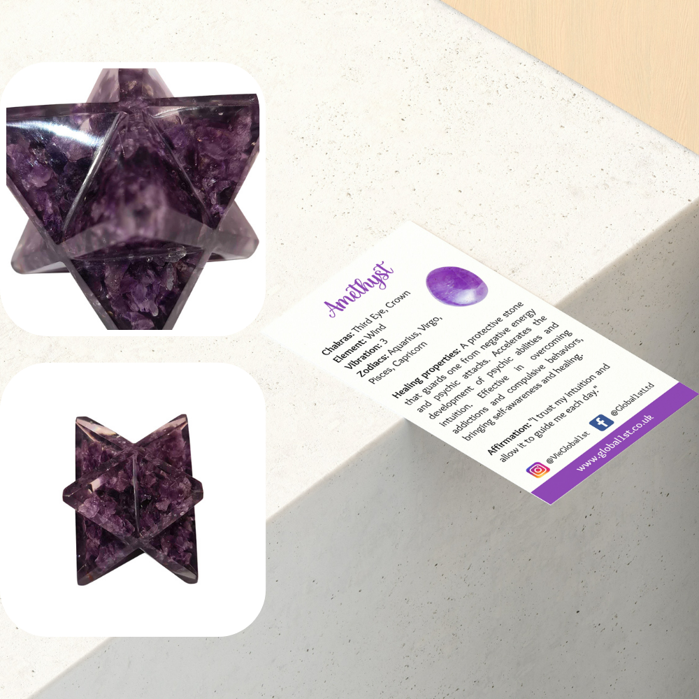 VIE – wholesale Spiritual stone/crystal – Merkaba Star13