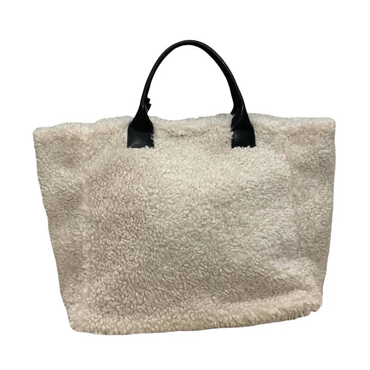 LARGE COOKED AND FURRY TOTE BAG for wholesale by Louisa lee
