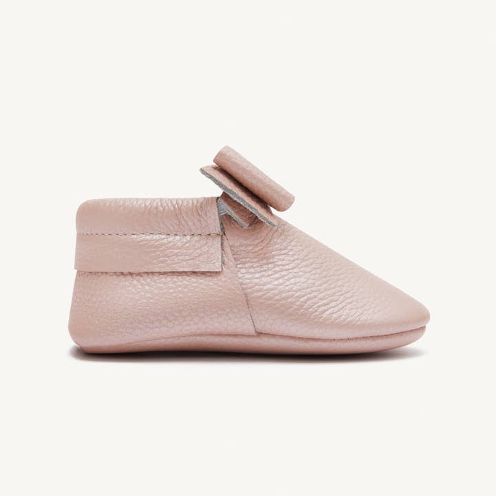 Short Cakes - Wholesale Cot shoes – Baby - elsa blush soft sole baby moccasin shoes1