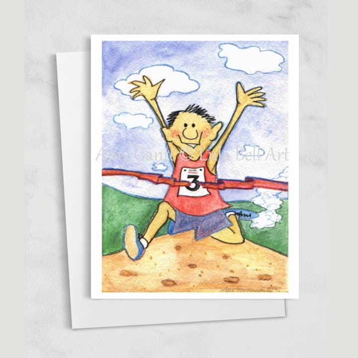 Birthday - Dashing Dan Greeting Card for wholesale by Lula Bell Cards and Gifts