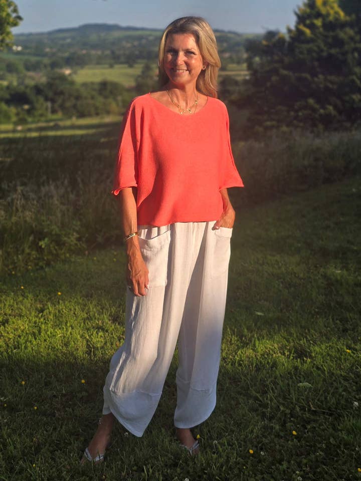 Cadenza Italy Ltd - Wholesale Knit Top - Women's - Cotton Blend Short Tunic Top25